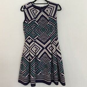 C - Vince Camuto, Blue and white Dress Size 10